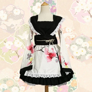 SEEDRULIA Anime Cosplay Lolita Helovinas Fancy Dress Japonų Kimono Puikus Cos Suknelė