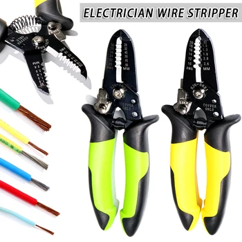 Nešiojamų Wire Stripper Plieninės Vielos Striptizo Replės Crimper Kabelių Išpardavimas Užspaudimo Multi Cutter Elektrikas Rankinių Įrankių sandėlyje