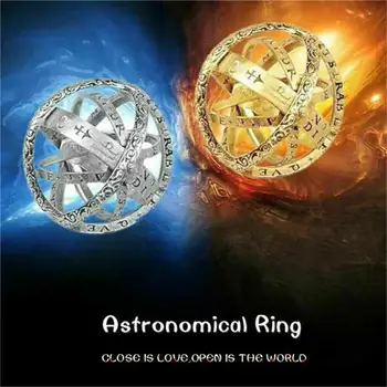 16 A. Astronomijos Žiedas Kamuolys Kosminės Sužadėtuvių Žiedai Pora Meilužis Atidaryti Ir Sujungti Žiedas Skleidžiasi Į Astronomijos Srityje