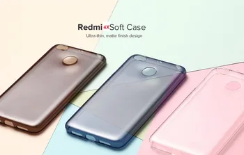 Originalus Xiaomi Redmi 4X Minkštos TPU Aiškiai Snapdragon 435 raštas Plonas Telefonas, silikoninis Galinio Dangtelio Redmi 4X Redmi 4 X