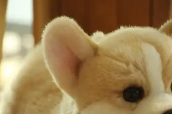 Karšto pardavimo Pliušinis žaislas corgi lėlės velso biglis modeliavimas šuo kūrybos šuo lėlės siųsti draugei mielas ypatingą gimtadienio dovana vaikams