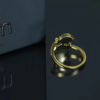 2019 naujo dizaino Marokas pasisekė žuvų žiedai prekės originalios aukso prabangūs žiedai mergina, moteris panele nemokamas pristatymas