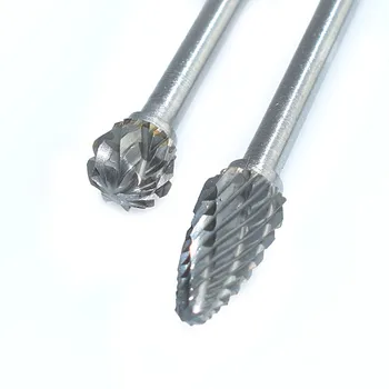 Toolour 10vnt Mini Stiklo Diamond Dremel Karbido Šerpetų Grąžtas Nustatyti Pasukimo Burr Micro Grąžtai, Metalo Apdirbimo Drožyba