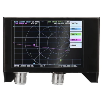 4.0 Colių TFT LCD Touchscreen Vektoriaus Analizatorius Interneto SAS-2N NanoVNA V2 Trumpųjų bangų Antenos Analizatorius HF VHF UHF