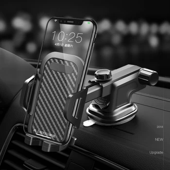 Universalus Automobilinis Telefonas Mount Turėtojas prietaisų Skydelio prekinis, galinis Stiklo Kolonėlė Ilgos Rankos Stipri Siurbimo mobiliojo Telefono Palaikymas 
