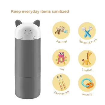 Nešiojamų UV Butelis Sterilizer dezinfekavimo aparatą Taurės Spenelių Lauko Kelionių Ozono Motinos Pieno Žindukas Sterilizer Kūdikį Krūtimi Dalys