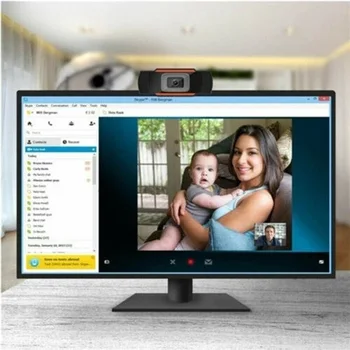 HD 1080p 60fps Webcam PC Mini USB 2.0 Web Kamera Su Mikrofonu USB Kompiuterio vaizdo Kamera 