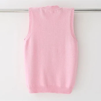 TONGMAO Pavasarį ir Rudenį vaikų Apvalios kaklo Megztinis apatiniai marškiniai vaikų Drabužių mezgimo vaikų Mergaičių megztiniai Megztinis