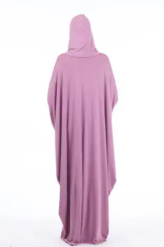 Kalenmos Musulmonų Maldos Drabužis-Suknelė Moterims Gaubtu Islamo Drabužių Dubajus Turkija Namaz Ilgai Malda Jurken Abaja Hijab Suknelė Kimono