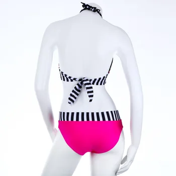 Polka Dot Spausdinti Mados Bikini Moterų Padalinta maudymosi kostiumėlį Gamintojas Europoje ir Tiesioginis Sprogimo Vietoje