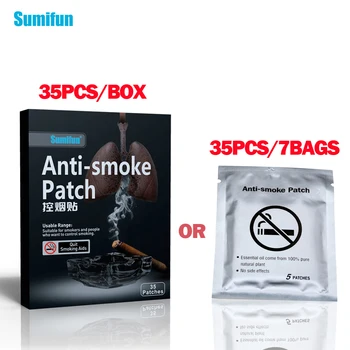 35Pcs Stabdžių Dūmų Patch Dėžutė Su arba Be Dėžutės Nustoti Rūkyti Kinų Žolelių Medicinos Gipso Natūralus Ingredientas