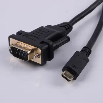 USB C C TIPO su DB9 RS232 Serial Adapter Keitiklio Kabelį Su FTDI Chip 6ft Paramos Win10/8/7/XP 