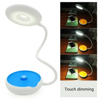LED nešiojamų stalo lempos USB touch tamsos lankstymo skaityti akių apsauga, stalo lempos, apšvietimo mokymosi nakties šviesos