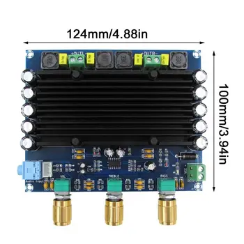 TPA3116D2 2x150W 2.0 Dual-channel 2CH Stereo HIFI Skaitmeninis Stiprintuvas Valdybos Modulis su garsu Amplificador