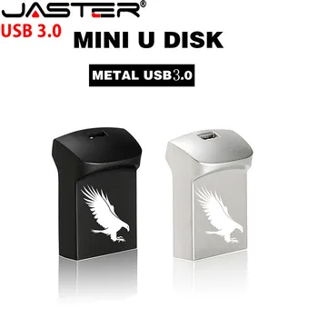 Mini USB 3.0 32GB 64GB Nekilnojamojo Talpos USB Flash Diskas 128GB Pendrive 16 GB 4 GB Pen Ratai U Disko 