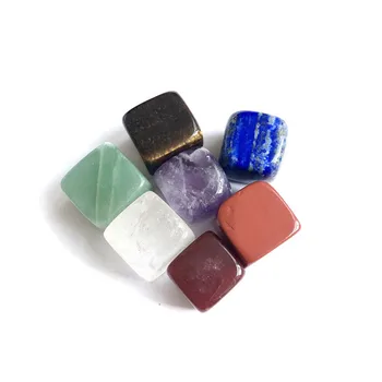 1 rinkinys iš septynių chakra natūralių kristalų jogos energijos akmuo reiki healing kvarco namų puošybai poliravimo dovana