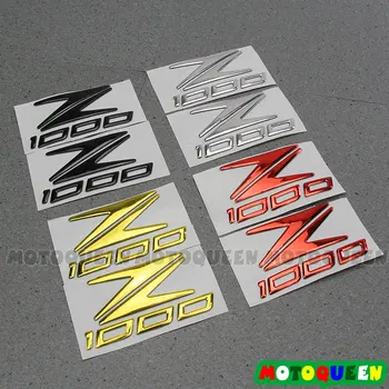 4 Spalvų Motorinių Kūno Lipdukai Lipdukas Atveju KAWASAKI Z1000 logotipas Z1000 Motociklo Kėbulo karkasas 3D Lipdukai Lipdukas Lipdukas Emblema