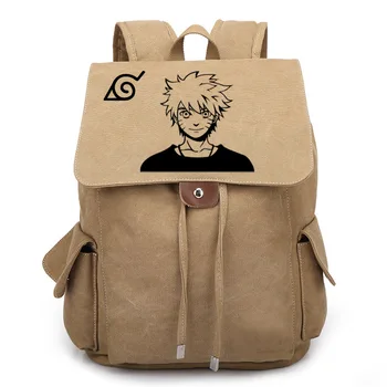 Animacija Naruto vieno peties maišas įstrižai mažas maišelis kuprinė drobė maišelis Anime Kuprinės moterys vyrai
