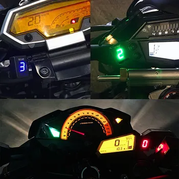 Motociklo LCD Elektronika 1-6 Lygį Pavarų Indikatorius Skaitmeninis Pavarų Metro Triumph Daytona 955i 02-06 Gatvės Scrambler 2017 2018