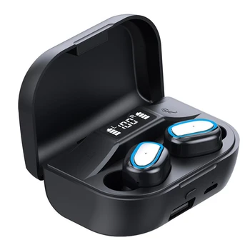 S10 TWS Triukšmą Ausinės Bluetooth v5.0 Stereo Sporto Tiesa Belaidžio Earpods 
