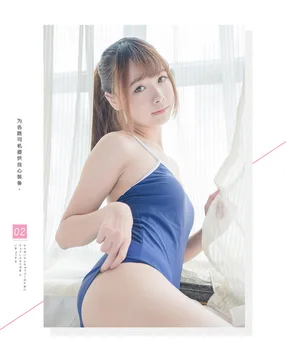 Japonų mokyklos maudymosi kostiumėliai, lolita girl moterys studentų seksualus tamsiai mėlynos spalvos sijonas Mielas anime cosplay paplūdimio vientisas maudymosi kostiumėlis