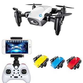 S9HW RC Drone Su Kamera HD S9 Ne Fotoaparatas, Sulankstomas Mini Quadcopter Aukščio Laikyti Sraigtasparnis WiFi FPV Micro Kišenėje Dron Orlaivių