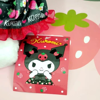 Kawaii Braškių Kuromi katytė Pliušiniai Žaislai iškamša Minkštos Lėlės Vaikams Gimtadienio Dovana Animacinių filmų Anime
