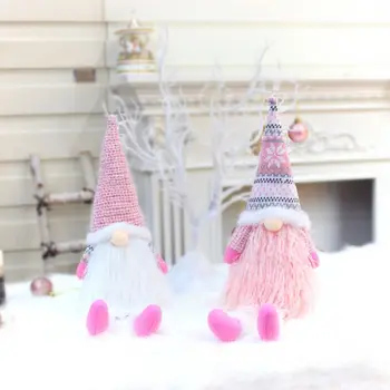 Rankų Darbo Kalėdų Beveidis Lėlės Apdailos Nuolatinis Švedijos Gnome Tomte Žaislas Papuošalai Padėkos Dienos Dovanos