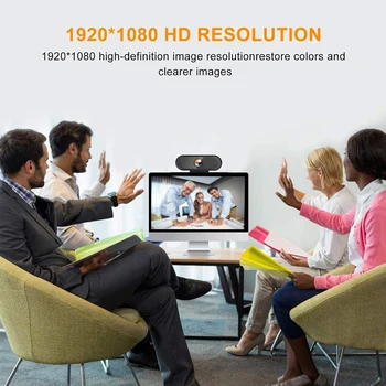 1080P Full HD 30 kadrų per sekundę Kamera 2MP, USB 2.0 Web Kamera su įmontuotu Mikrofonu Darbalaukio Nešiojamas kompiuteris, PC Kompiuteris TV