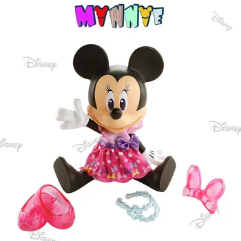 Originalus, Aukštos Quaity Disney Mickey Minnie Vinilo Lėlės Mickey Mouse Kolekcines, Modelį, Žaislai Vaikams, Dovanos Su Mažmeninės Langelyje