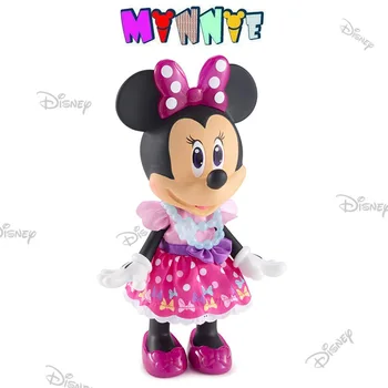 Originalus, Aukštos Quaity Disney Mickey Minnie Vinilo Lėlės Mickey Mouse Kolekcines, Modelį, Žaislai Vaikams, Dovanos Su Mažmeninės Langelyje