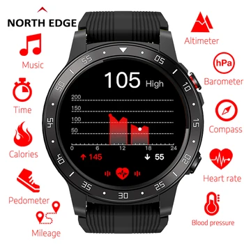 Šiaurės Krašto Smart Digital Žiūrėti Vyrai Veikia Sporto GPS Laikrodžiai 