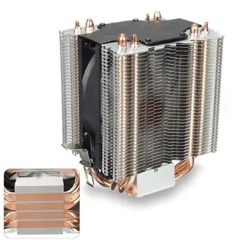 CPU Aušintuvo Ventiliatorius 4 Heatpipe Radiatorius, Mėlyna LED Hidraulinis Guolis Ramioje 3pin CPU Aušintuvo Ventiliatorius Heatsink Intel LGA1156/1155/1150